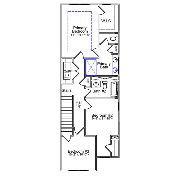 2D floor plan layout of this home in Sloan Station, Charlotte, NC (Image 3). 2D floor plan layout of this home in Sloan Station, Charlotte, NC (Image 3).