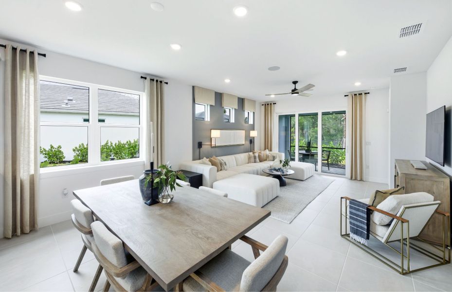 Representative furnished interior of a home built from the Ellenwood by Pulte Homes in Shores at Stillwater, Englewood (Image 13).