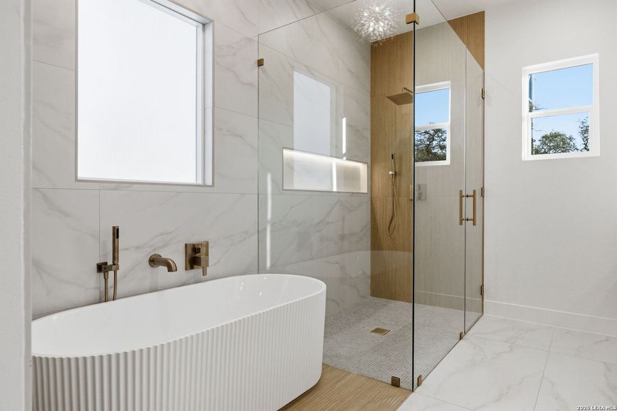 Furnished interior view inside a new home in , Bulverde (Image 38).