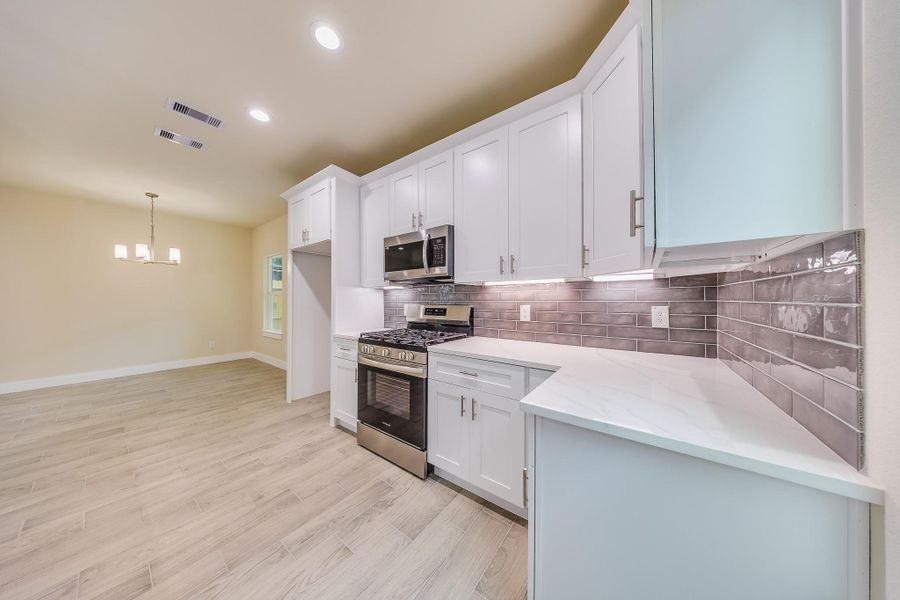 Brand new stove and microwave, ready for all your cooking adventures. Don’t miss out on this modern kitchen! Brand new stove and microwave, ready for all your cooking adventures. Don’t miss out on this modern kitchen!