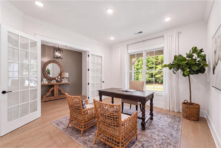 Furnished interior view inside a new home in Lanesborough, Marietta (Image 8).