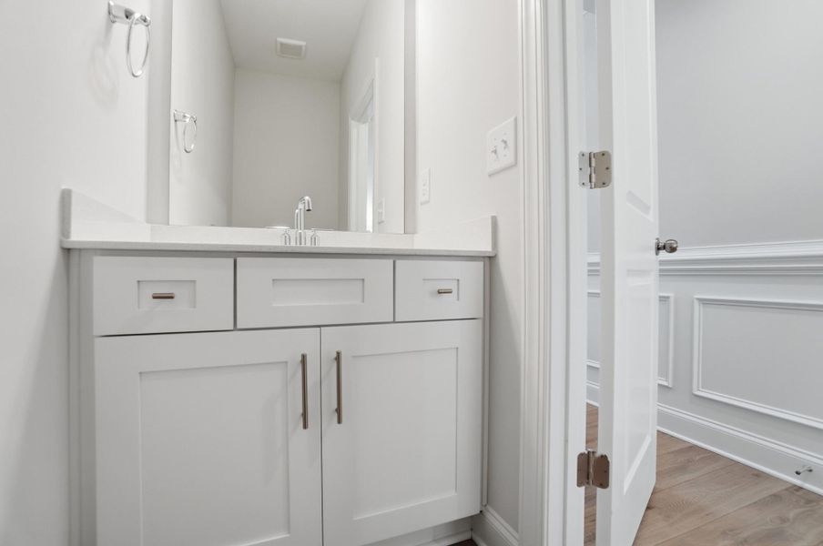 Furnished interior view inside a new home in Harrisburg Village Townhomes, Harrisburg (Image 13).