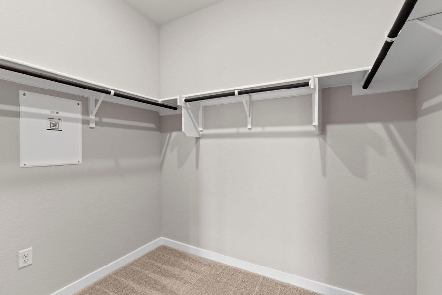 Walk-in closet in Primary Bedroom