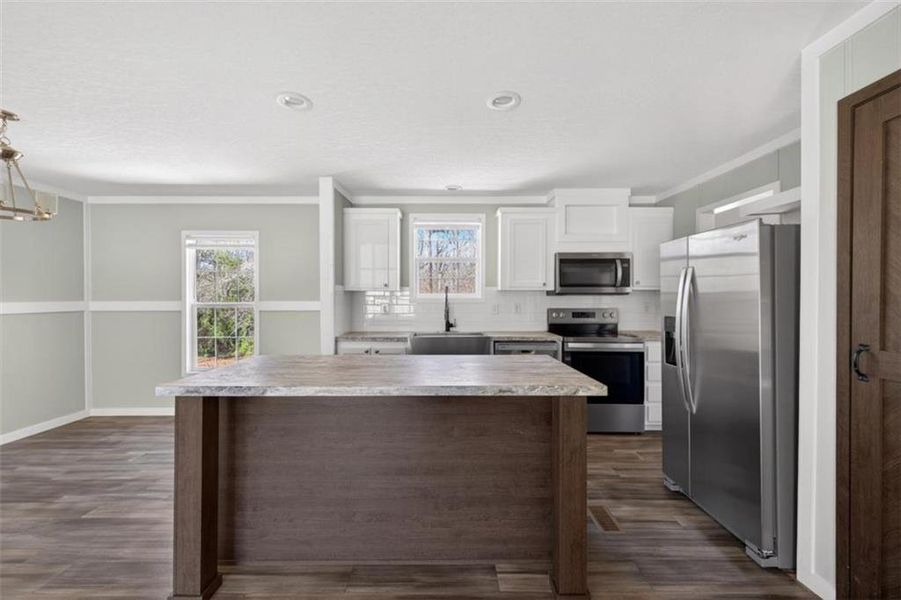Furnished interior view inside a new home in , Oxford (Image 6).