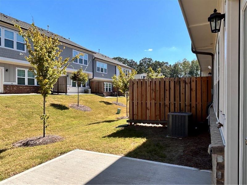Exterior details and patio area of a home in , Suwanee (Image 2).