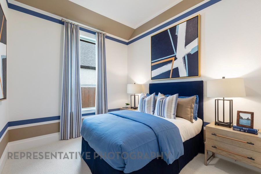 Furnished interior view inside a new home in 6 Creeks at Waterridge, Kyle (Image 22).