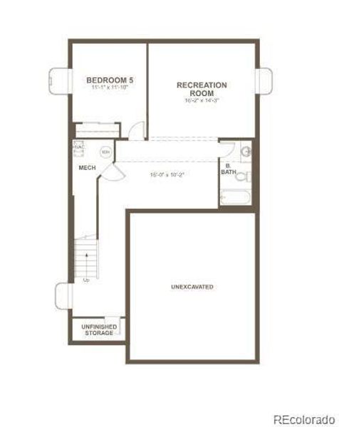 2D floor plan layout of this home in The Summit at Meridian, Englewood, CO (Image 4). 2D floor plan layout of this home in The Summit at Meridian, Englewood, CO (Image 4).