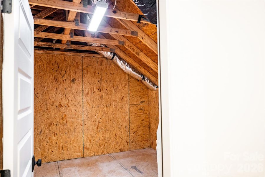 Floored Walk-In Attic Floored Walk-In Attic