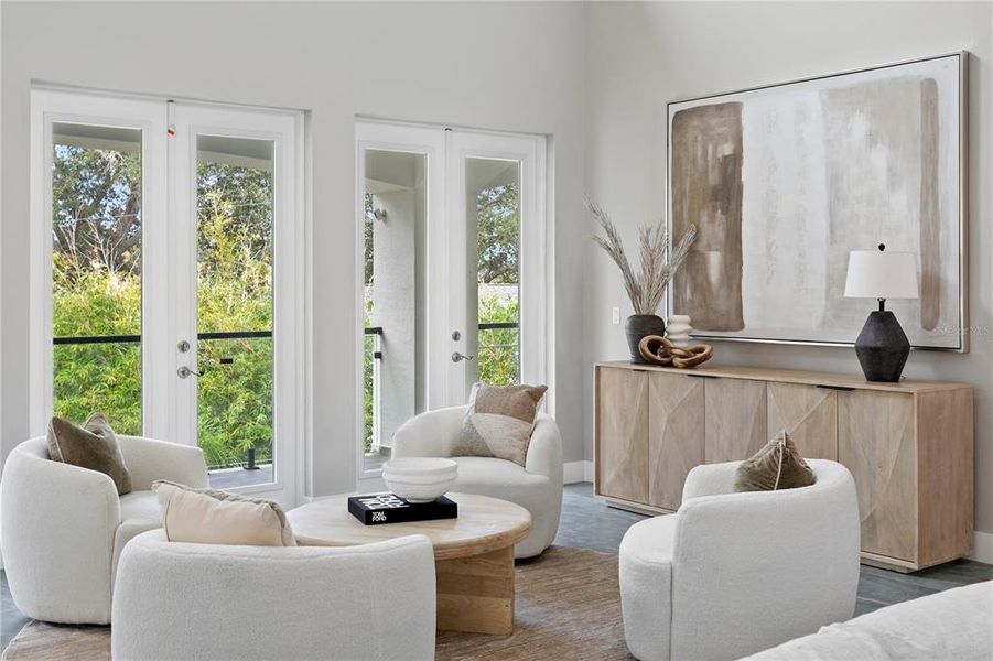 Furnished interior view inside a new home in , Dunedin (Image 9).