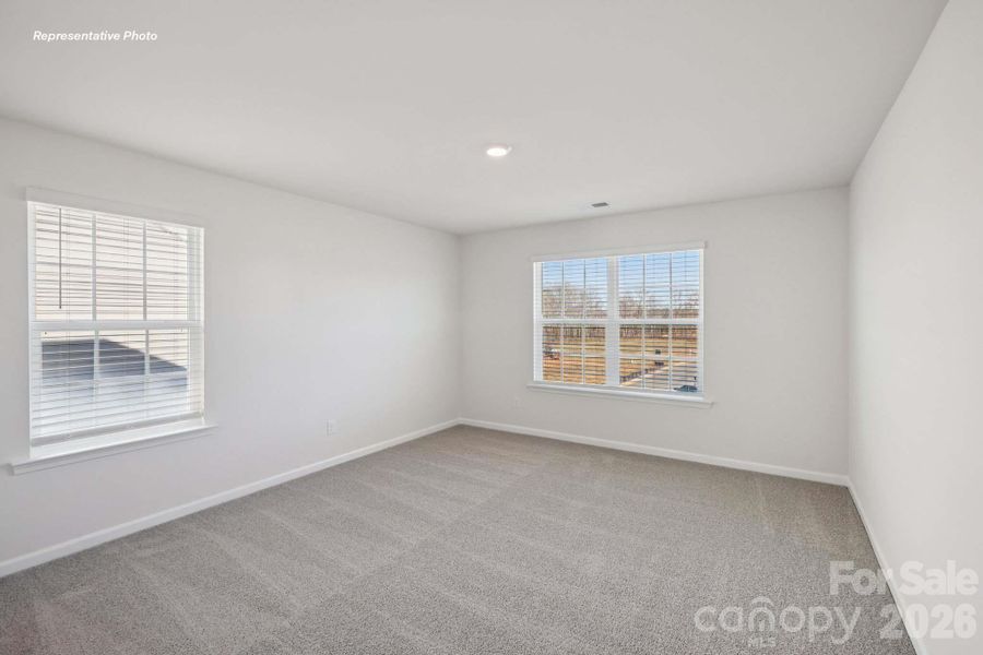 Spacious, unfurnished interior of a new home in Wallace Springs, Statesville (Image 24).