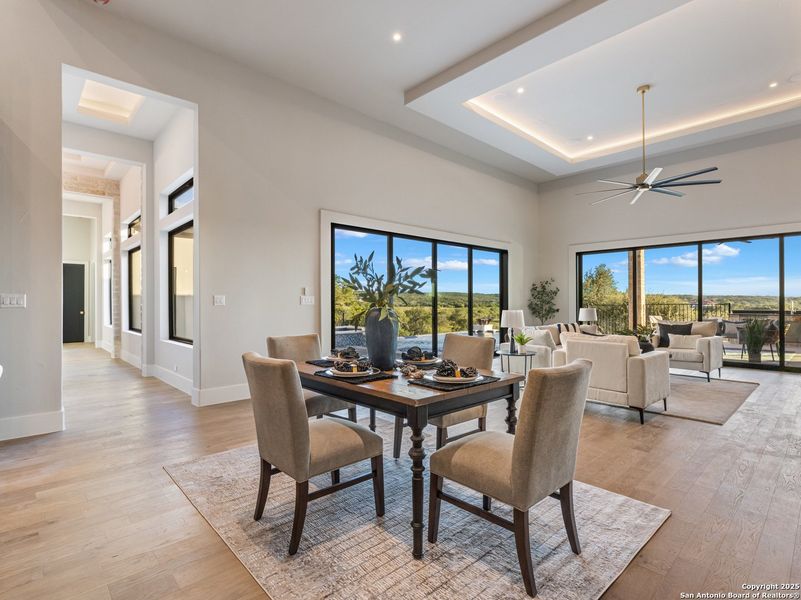 Furnished interior view inside a new home in , Canyon Lake (Image 9). Furnished interior view inside a new home in , Canyon Lake (Image 9).