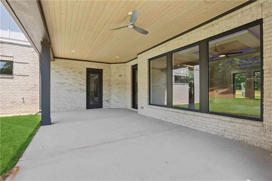Exterior details and patio area of a home in , Braselton (Image 71).