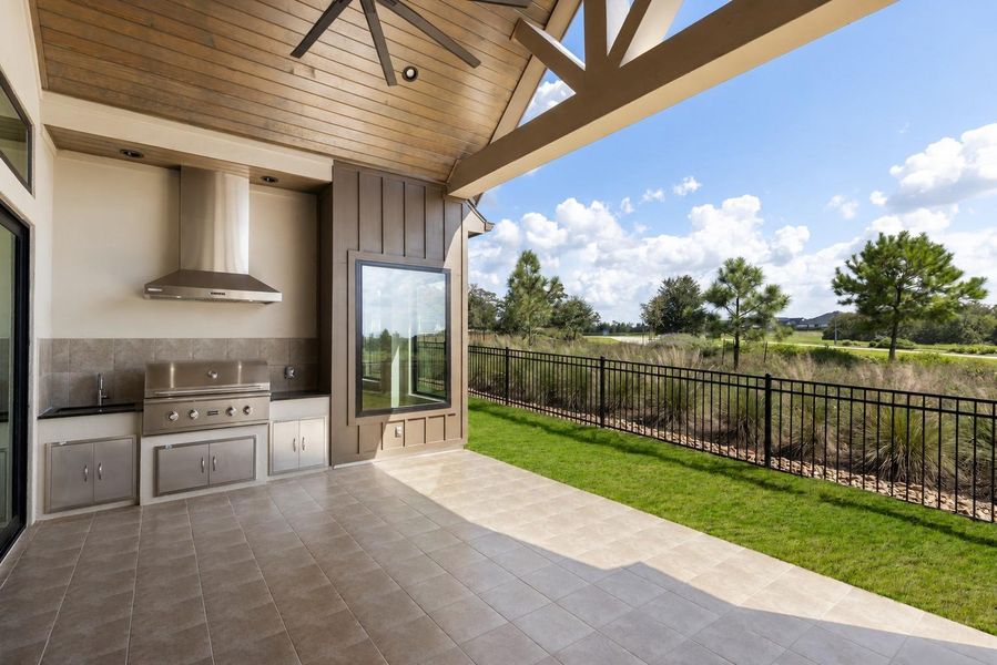 Grill outdoors while enjoying amazing views Grill outdoors while enjoying amazing views
