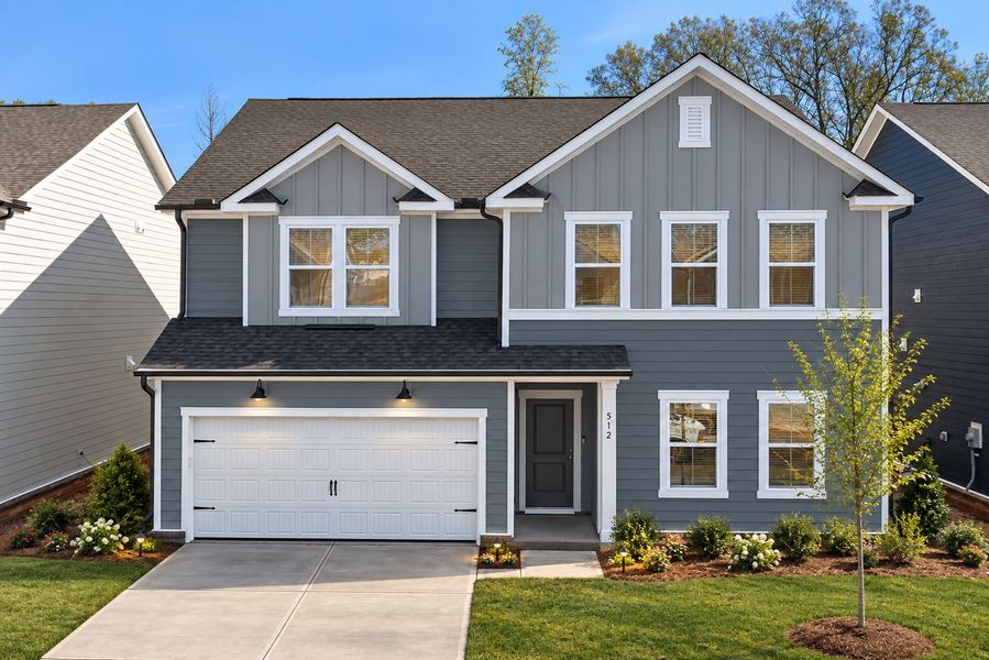 Representative exterior photo of a completed home built from the Mitchell by Pulte Homes in Solana, Durham, NC (Image 22).