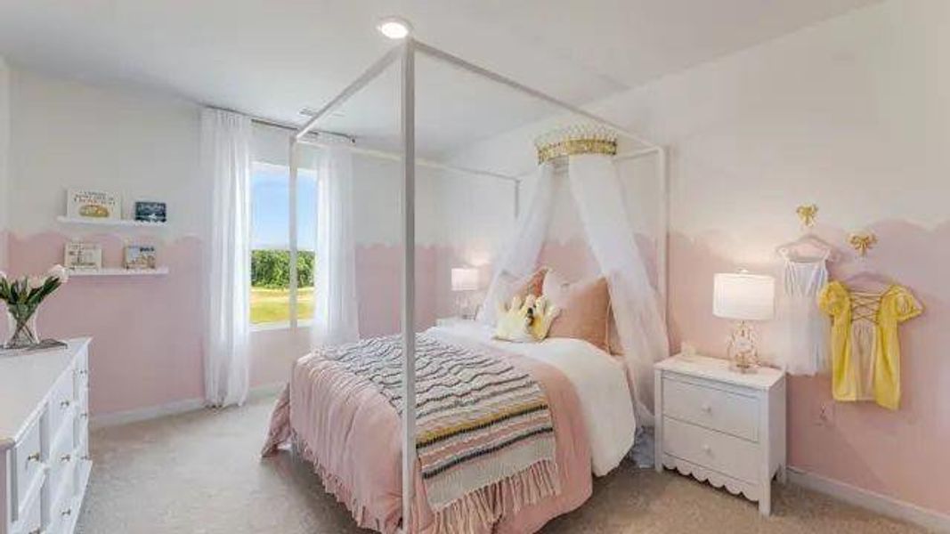 Furnished interior view inside a new home in Reserve at Gum Springs, Jefferson (Image 14).