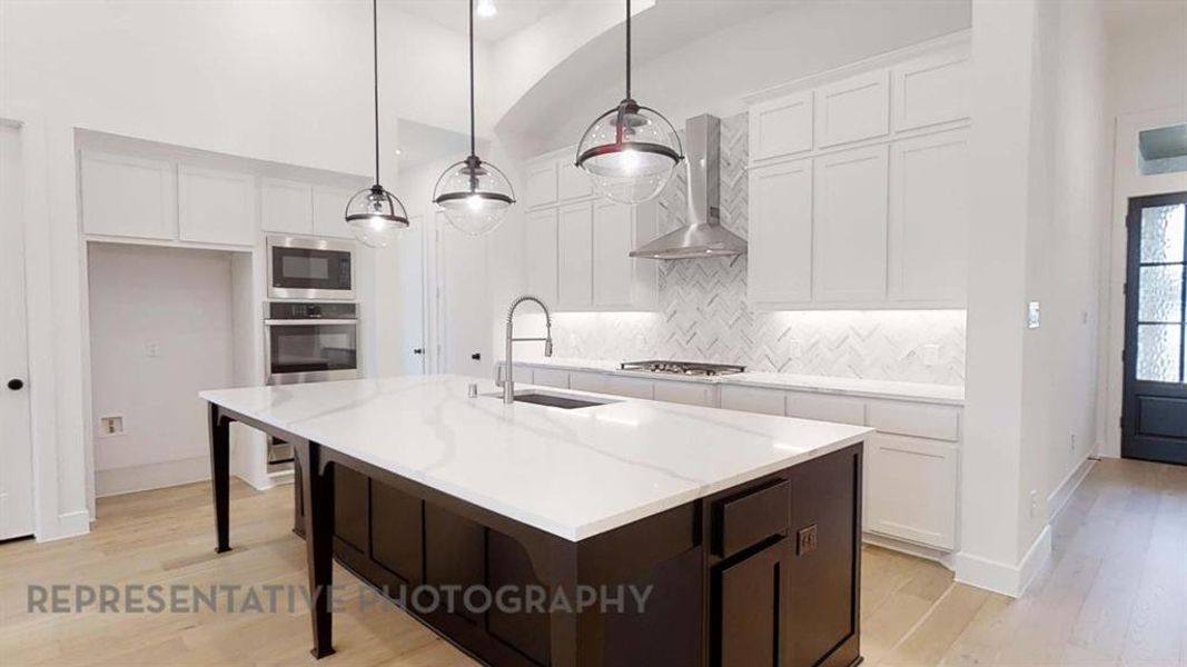 Furnished interior view inside a new home in Saddle Star Estates, Rockwall (Image 5).
