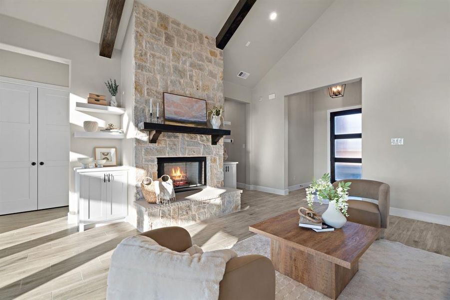 Furnished interior view inside a new home in , Farmersville (Image 10).