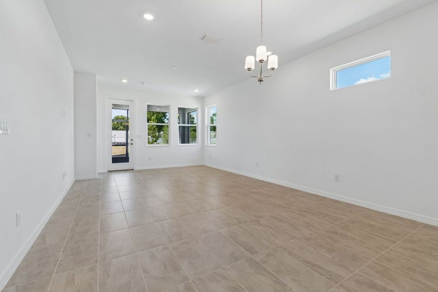 Spacious, unfurnished interior of a new home in Fairway Pointe - Villa Community, Sun City Center (Image 13). Spacious, unfurnished interior of a new home in Fairway Pointe - Villa Community, Sun City Center (Image 13).