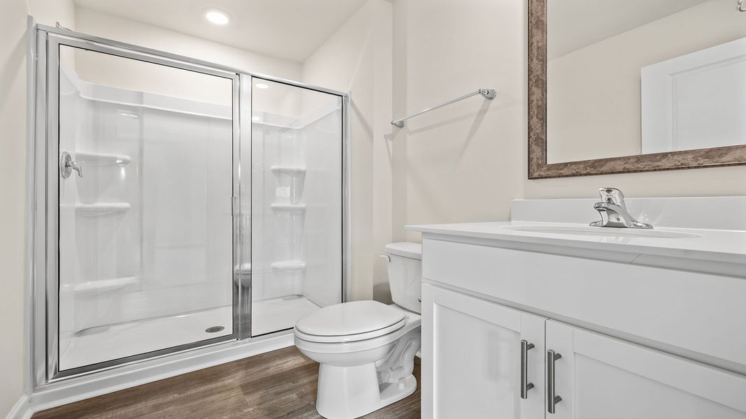 Furnished interior view inside a new home in Cloverdale Hills, Piedmont (Image 10).