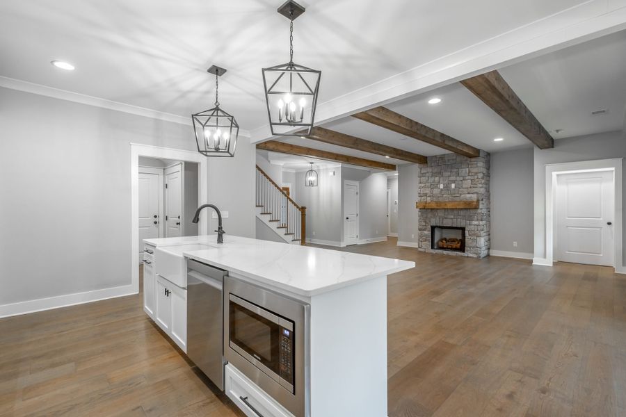 Furnished interior in a model home at Pine Ridge in Soddy-Daisy (Image 22).