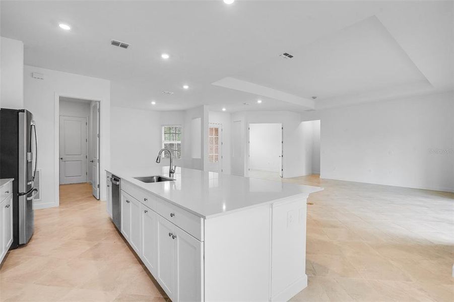 Furnished interior view inside a new home in South Gulf Cove, Port Charlotte (Image 6).