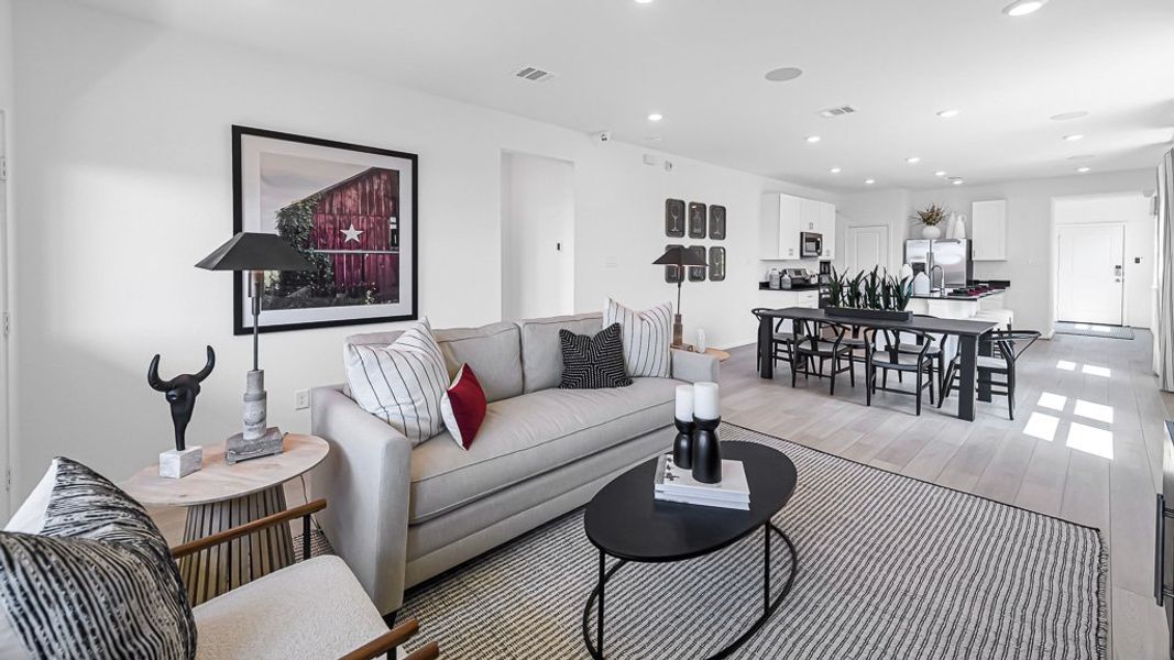 Furnished interior view inside a new home in Redbud, Hockley (Image 8).