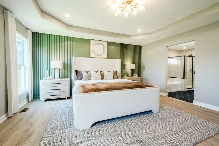 Representative furnished interior of a home built from the Grandin by Fischer Homes in The Dunes at Sandbar, Santa Rosa Beach (Image 36).