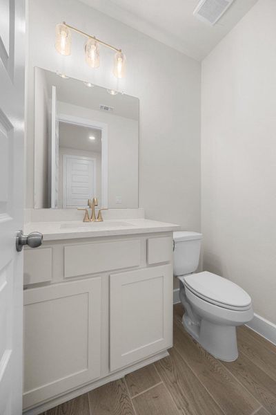 Furnished interior view inside a new home in The Colony, Bastrop (Image 6).