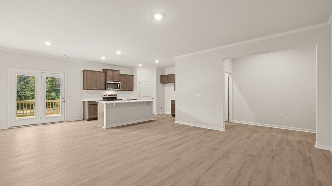 Spacious, unfurnished interior of a new home in Hughes Court, Dawsonville (Image 12). Spacious, unfurnished interior of a new home in Hughes Court, Dawsonville (Image 12).