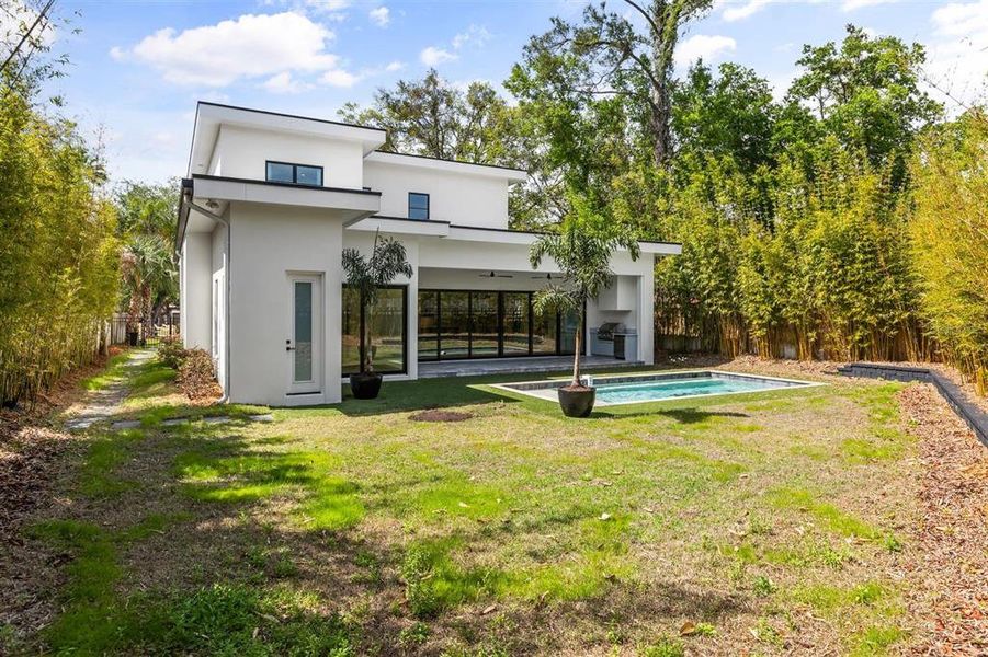 Exterior details and patio area of a home in , Winter Park (Image 27).