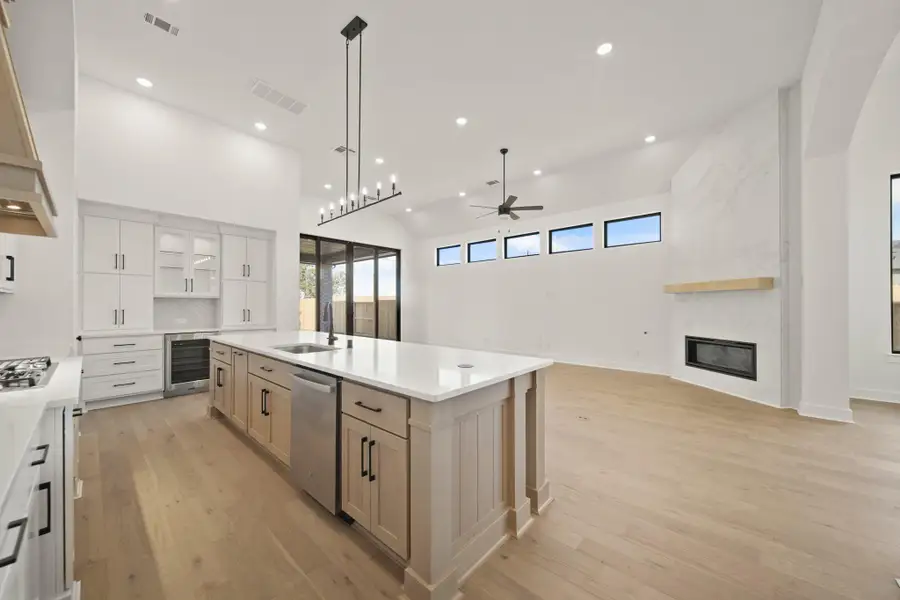 Furnished interior view inside a new home in Sienna, Missouri City (Image 7). Furnished interior view inside a new home in Sienna, Missouri City (Image 7).