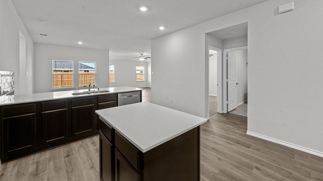 Furnished interior view inside a new home in Valor Farms, Royse City (Image 7).