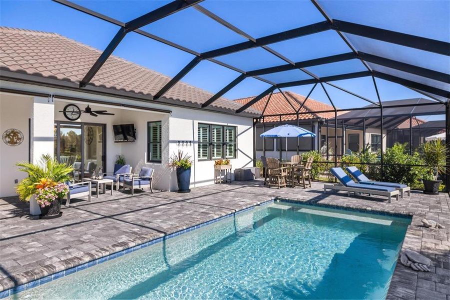 Exterior details and patio area of a home in , Venice (Image 25). Exterior details and patio area of a home in , Venice (Image 25).