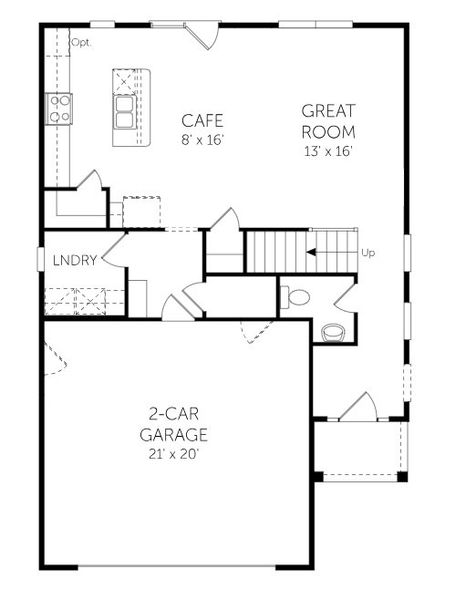 2D floor plan layout for the Livingston - Single Family Homes by Dream Finders Homes in Abbey Walk, Moncks Corner, SC (Image 6). 2D floor plan layout for the Livingston - Single Family Homes by Dream Finders Homes in Abbey Walk, Moncks Corner, SC (Image 6).