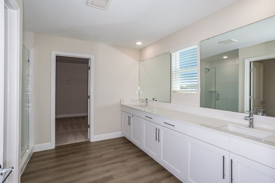 Furnished interior view inside a new home in Pasadena Landing, Wesley Chapel (Image 8).