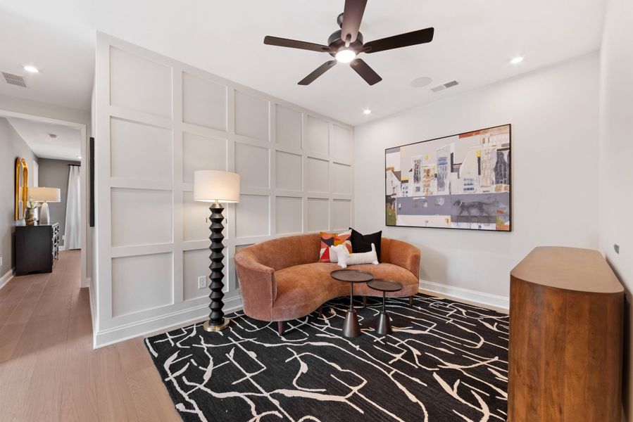 Representative furnished interior of a home built from the Knight by Tri Pointe Homes in Southbridge, Fort Mill (Image 29).