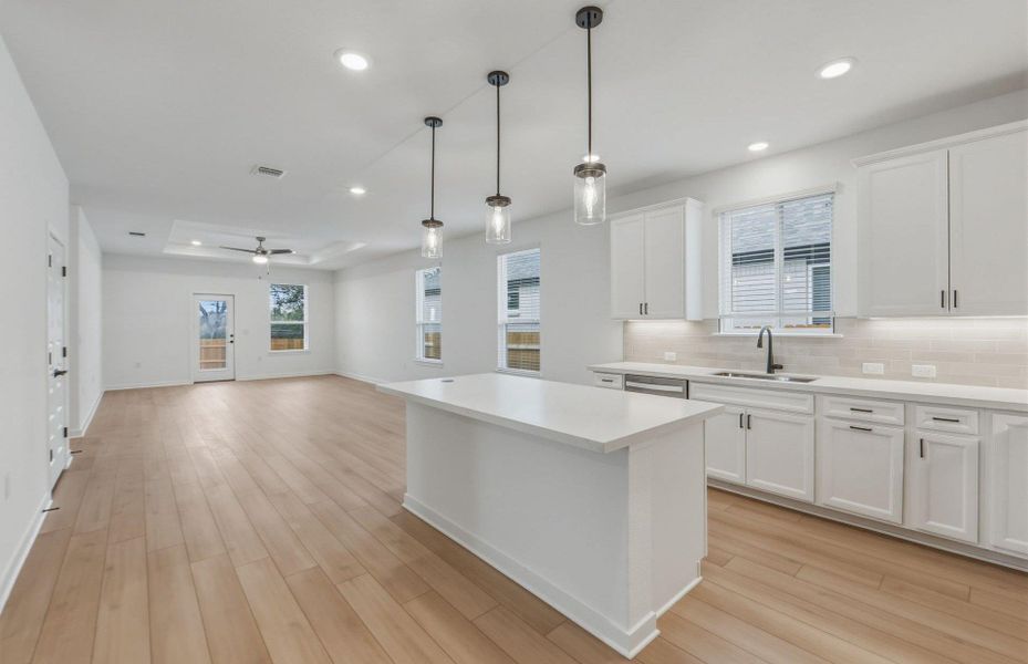 Furnished interior view inside a new home in Woodside, Georgetown (Image 6).