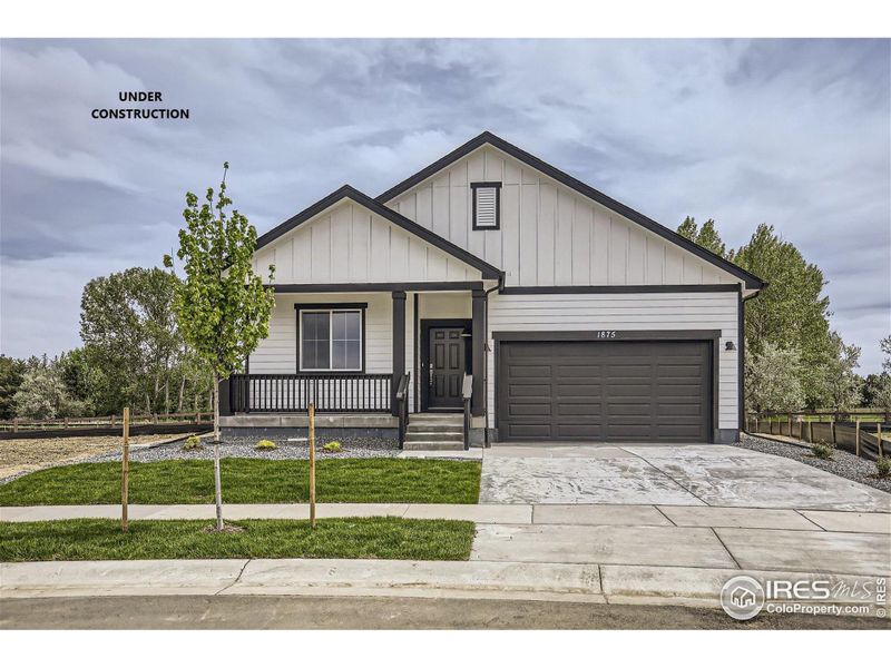 The home is currently under construction! These photos are renderings of another model with the same floorplan and give you a sense of what the home and elevation look like. Pictures of the actual house will be uploaded once it is completed.