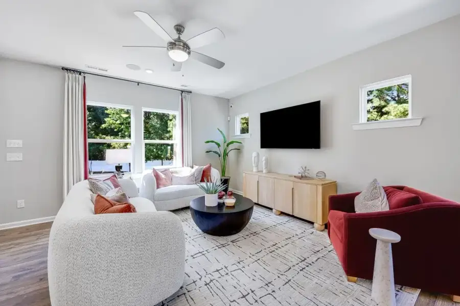 Furnished interior view inside a new home in Eagle Trace, Wendell (Image 7).