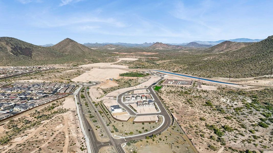 Site preparation for new homesites in The Buttes at Mystic, Peoria (Image 5).