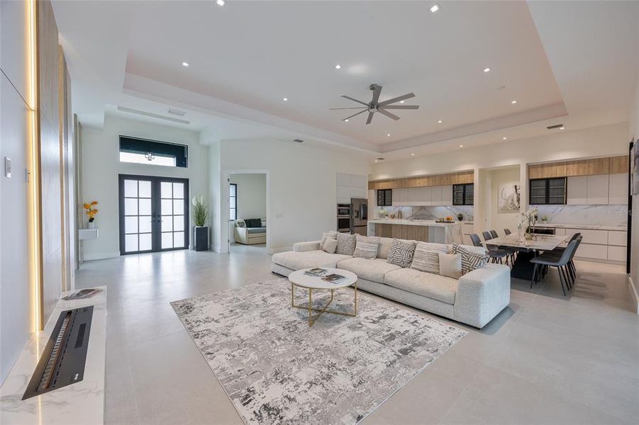 Furnished interior view inside a new home in , Cape Coral (Image 9).