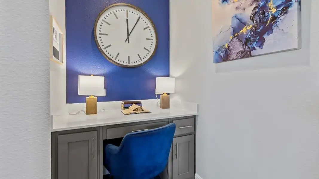 Furnished interior view inside a new home in Bluestem, Rhome (Image 12).