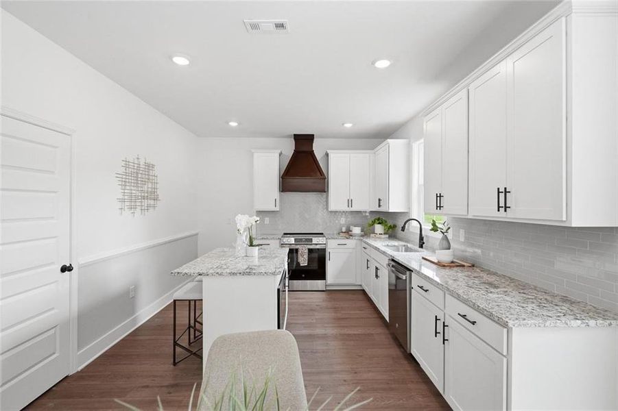 Furnished interior view inside a new home in , Mansfield (Image 19).