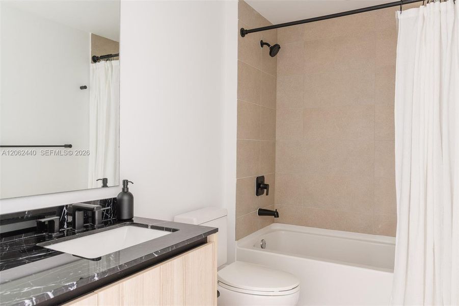 Furnished interior view inside a new home in , Miami (Image 14).
