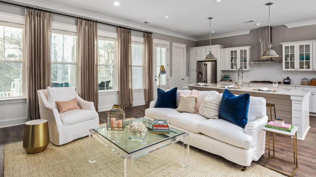 Furnished interior view inside a new home in , Summerville (Image 5). Furnished interior view inside a new home in , Summerville (Image 5).