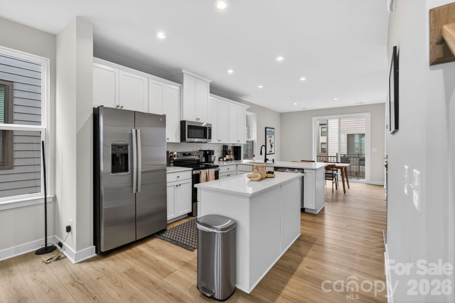 Furnished interior view inside a new home in Southrail Station, Charlotte (Image 15).
