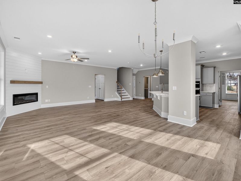 Spacious, unfurnished interior of a new home in Collins Cove, Chapin (Image 35).