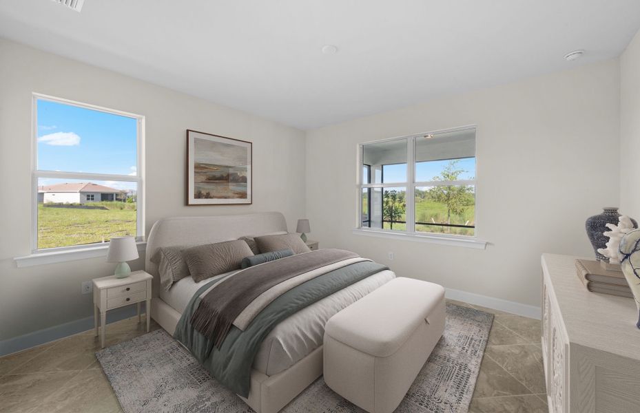 Owner's suite with walk-in closet