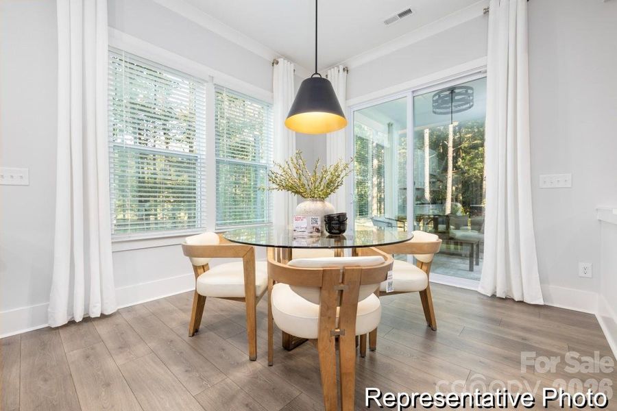 Furnished interior view inside a new home in Whispering Hills, Locust (Image 32).