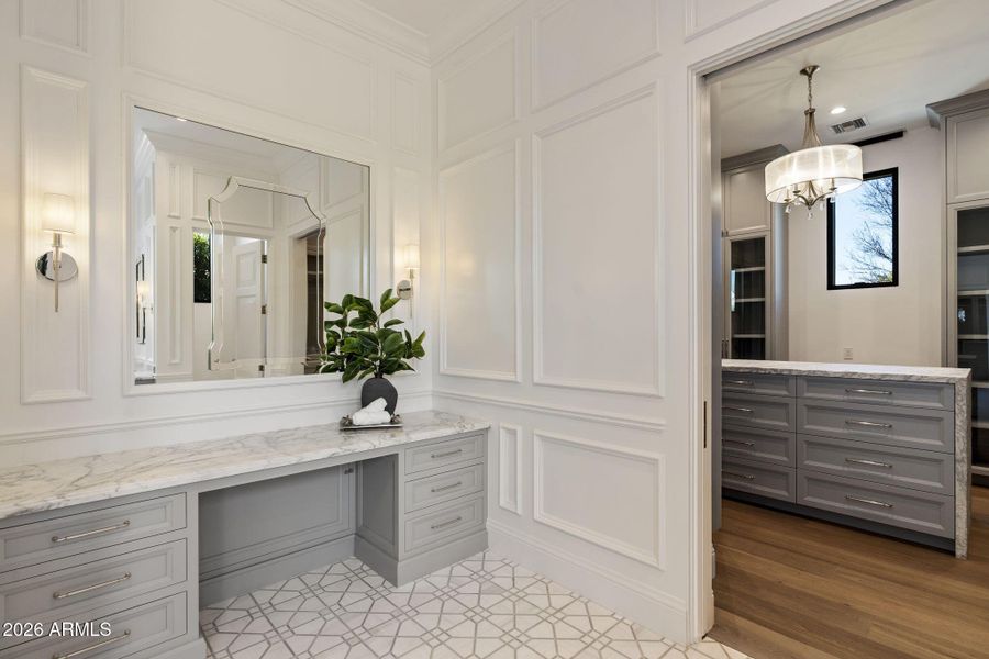 Primary Bathroom Makeup